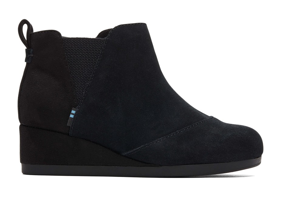 Toms Gençlik Kelsey Bootie Siyah