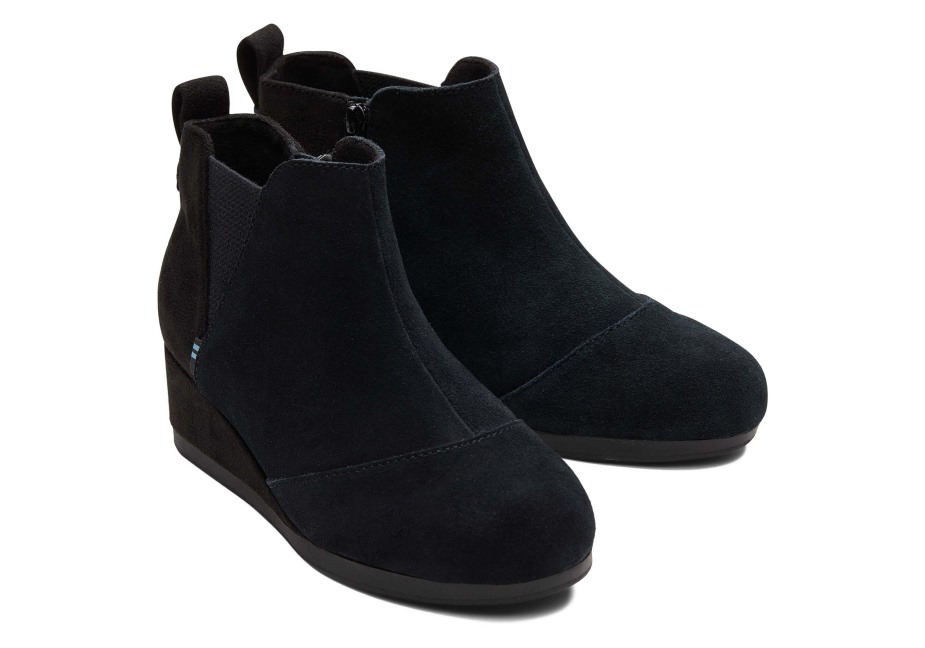 Toms Gençlik Kelsey Bootie Siyah