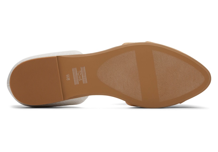 Toms Jutti D'orsay Düz Doğal Kahverengi