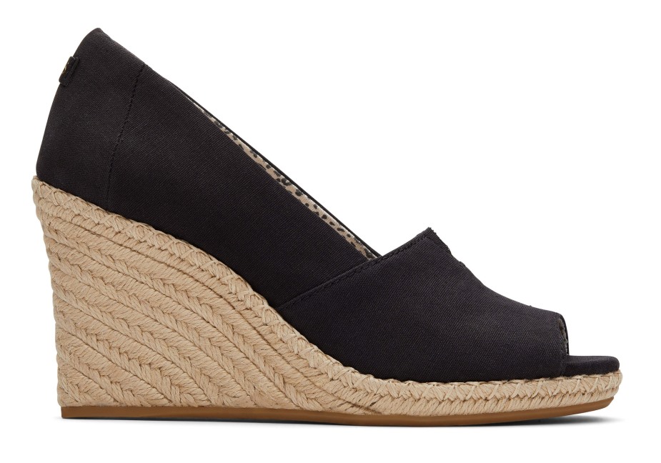 Toms Michelle Dolgu Topuk Siyah