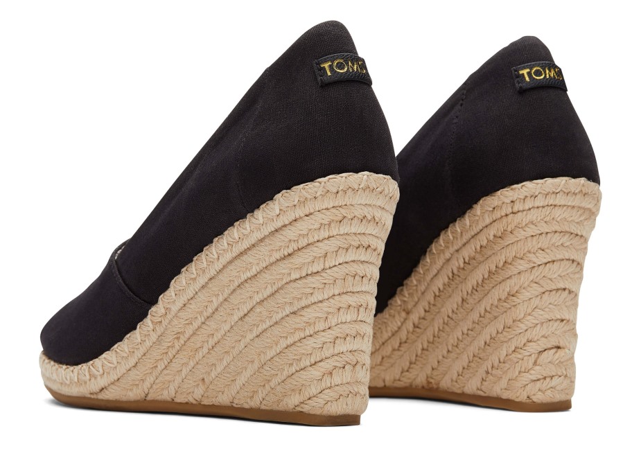 Toms Michelle Dolgu Topuk Siyah