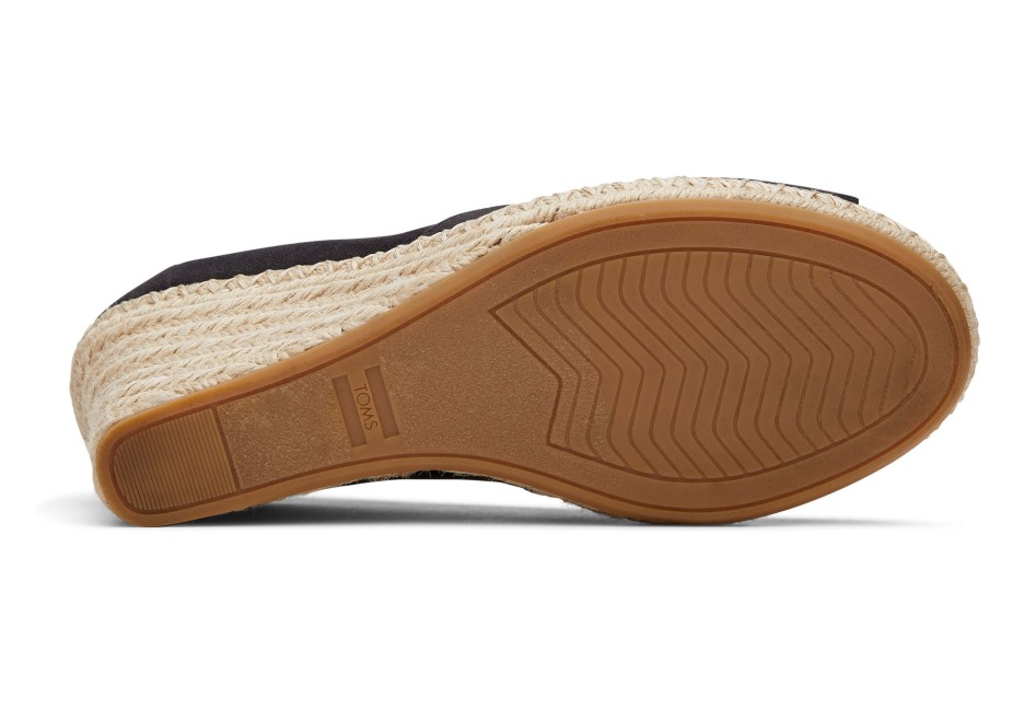 Toms Michelle Dolgu Topuk Siyah