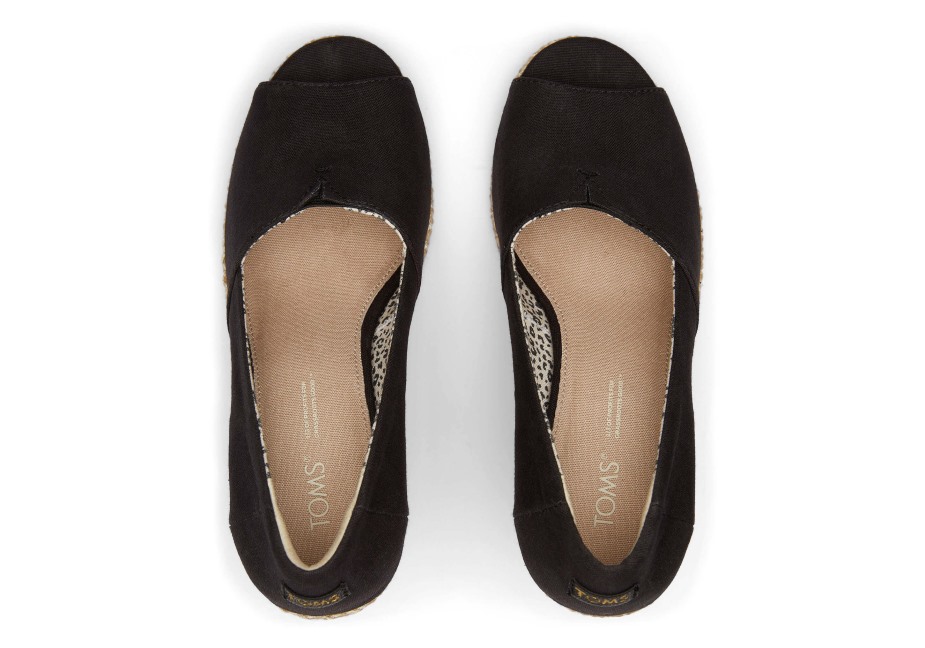 Toms Michelle Dolgu Topuk Siyah