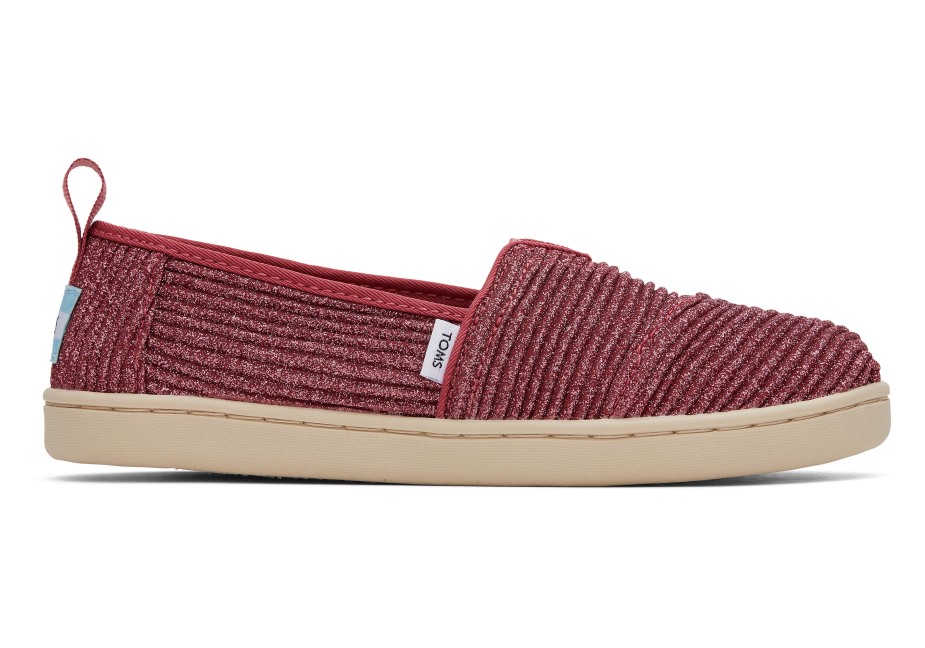 Toms Gençlik Alpargata Pırıltı Koyu Gül