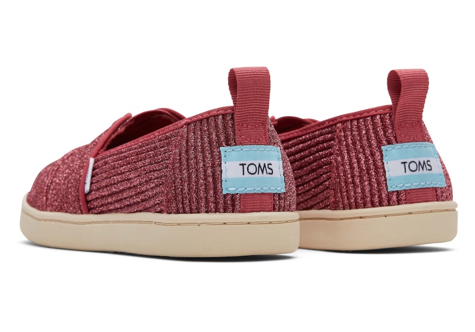 Toms Gençlik Alpargata Pırıltı Koyu Gül