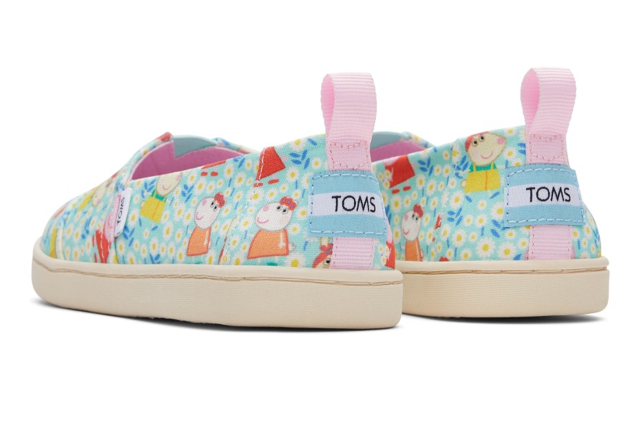 Toms Toms X Peppa Domuz Gençlik Alpargata Açık Yeşim