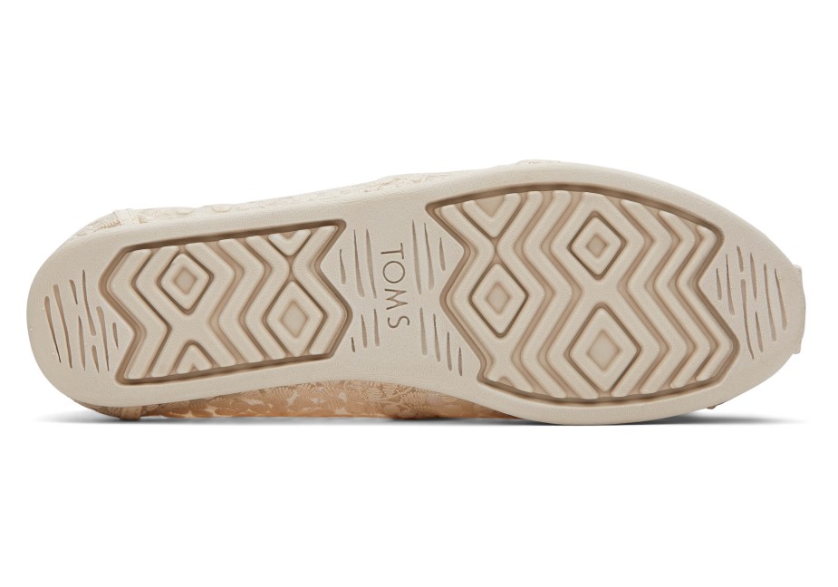 Toms Botanik Dantel Doğal Espadriller