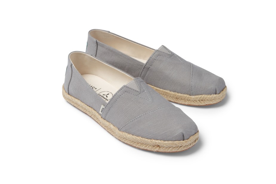 Toms Espadrille Alpargata çiseleyen Gri