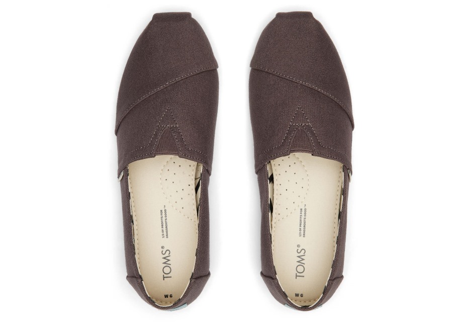 Toms Alpargata Geri Dönüştürülmüş Pamuk Kanvas Külü