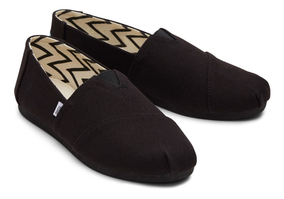 Toms Alpargata Tuval Geniş Genişlik Siyah-siyah Geniş
