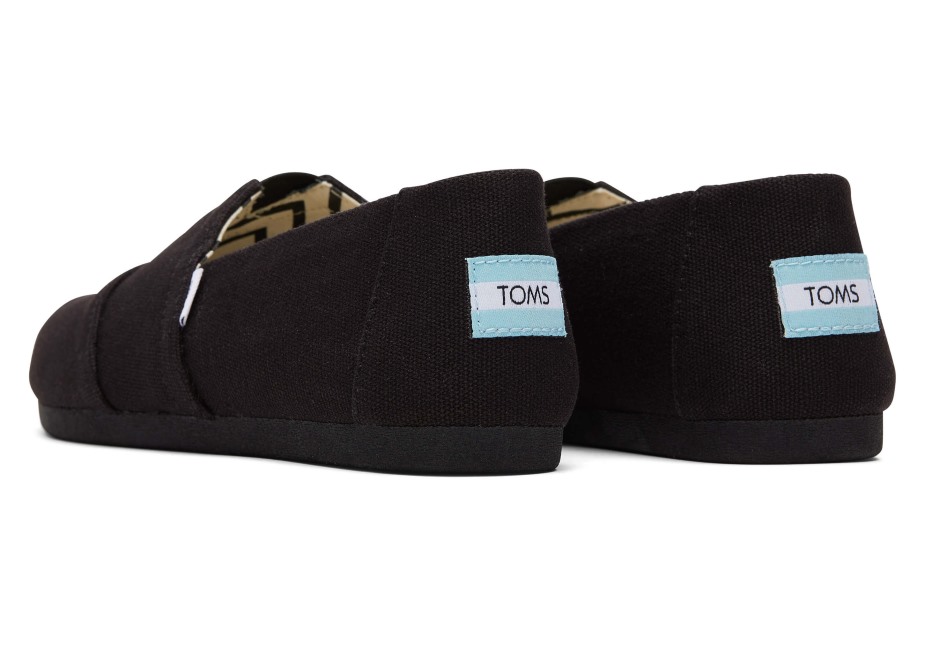 Toms Alpargata Tuval Geniş Genişlik Siyah-siyah Geniş