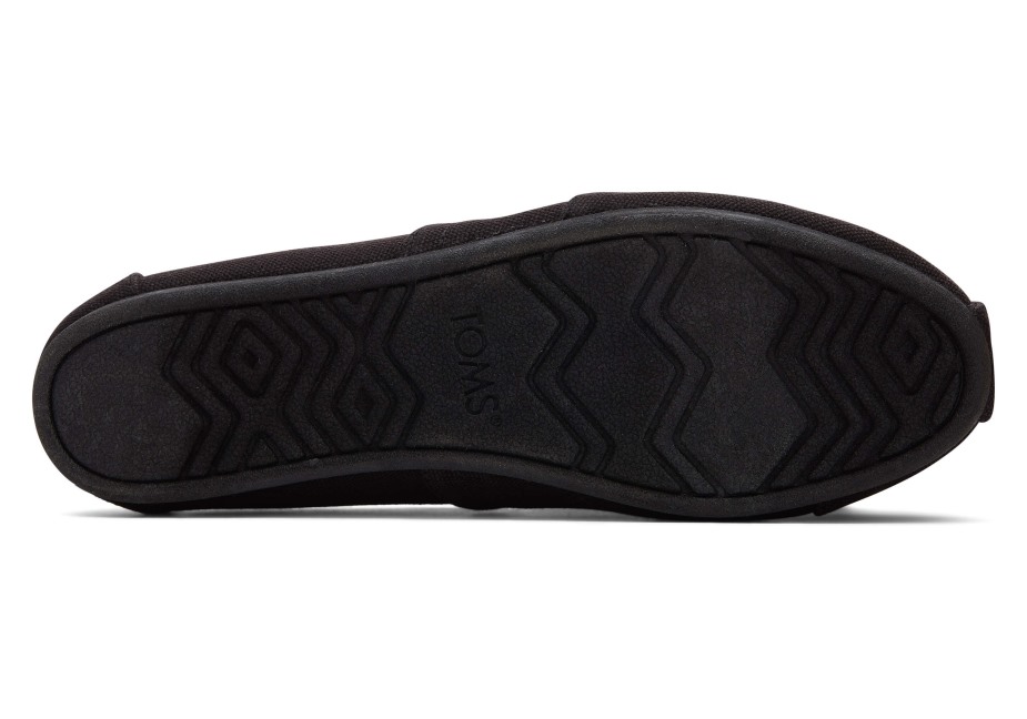 Toms Alpargata Tuval Geniş Genişlik Siyah-siyah Geniş