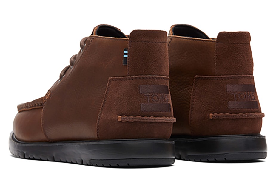 Toms Chukka çizme Suya Dayanıklı Hindiba Kahverengi