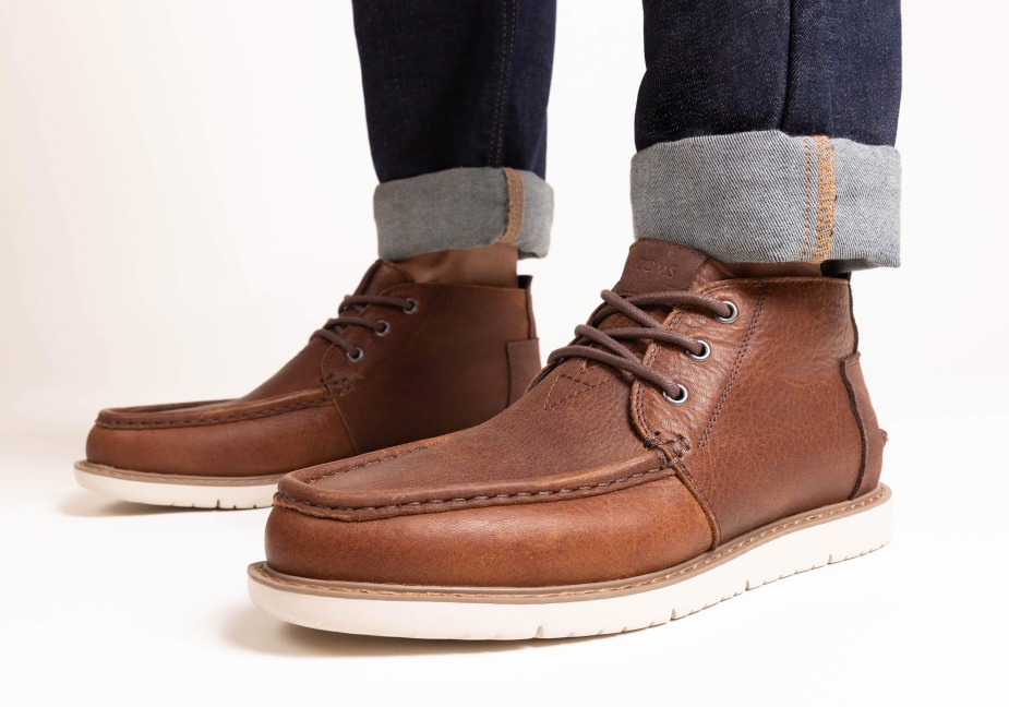 Toms Chukka çizme Suya Dayanıklı Hindiba Kahverengi