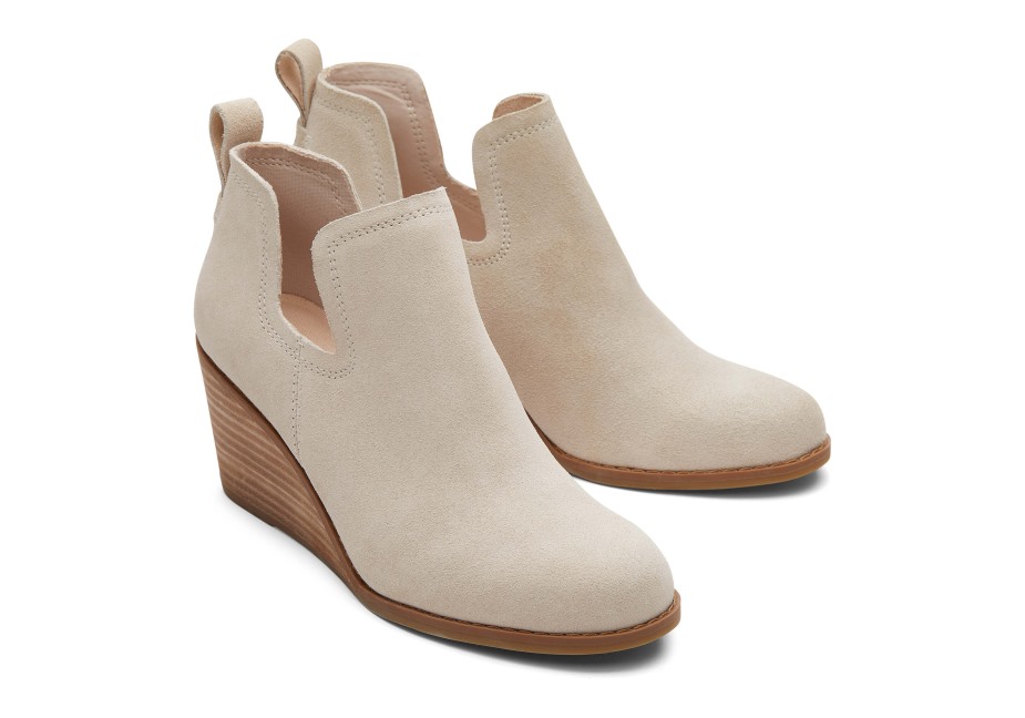 Toms Kallie Dolgulu Patik Bej