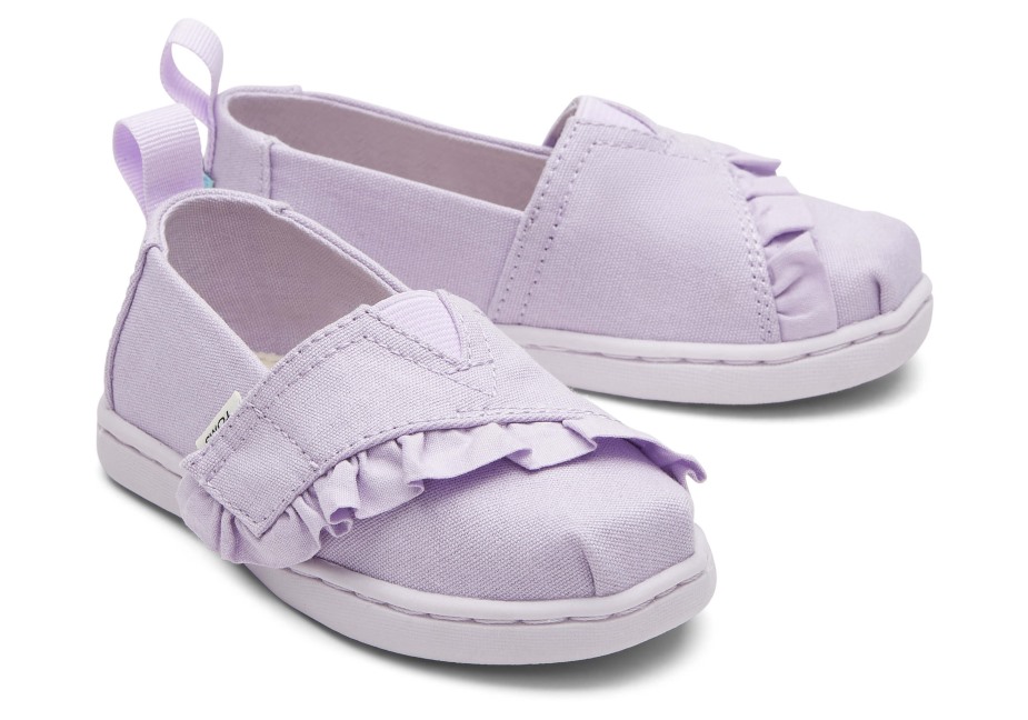 Toms Minik Alpargata Fırfır Hafif Orkide
