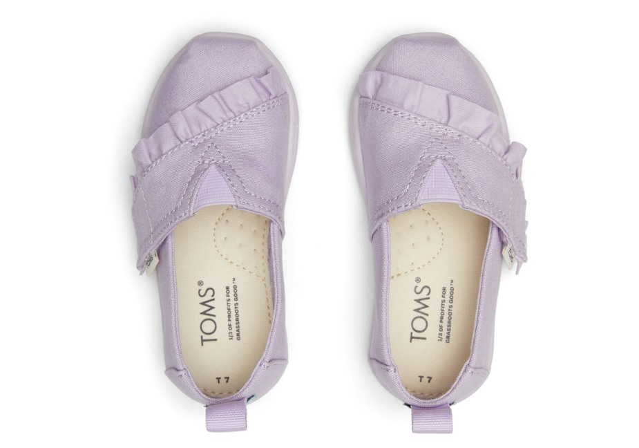 Toms Minik Alpargata Fırfır Hafif Orkide