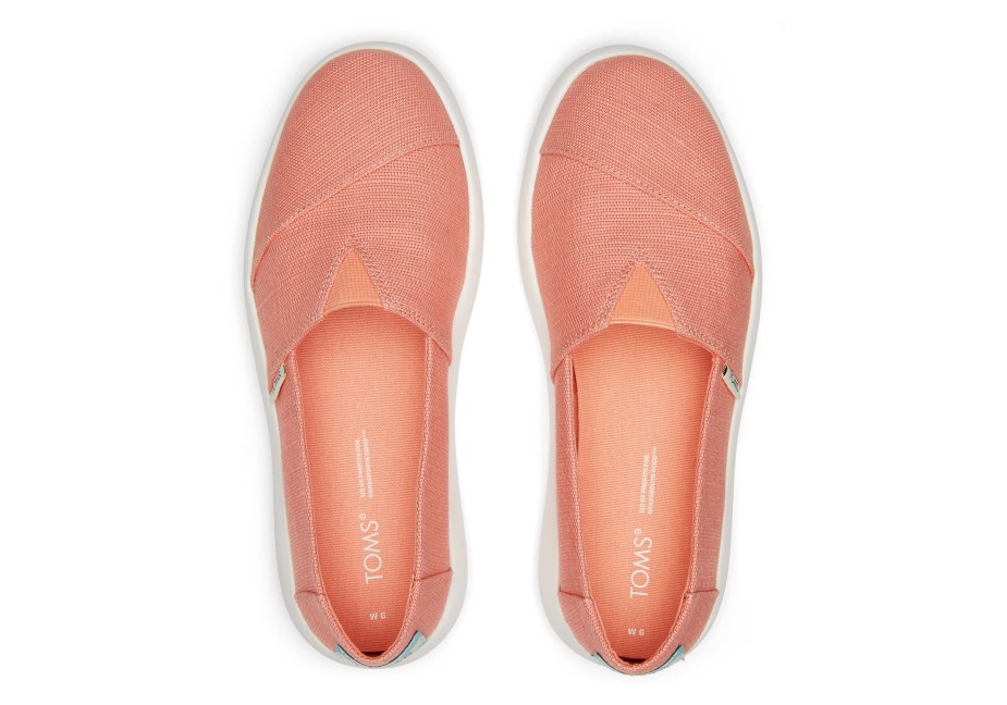 Toms Ebegümeci Alpargata şeftali Pembe