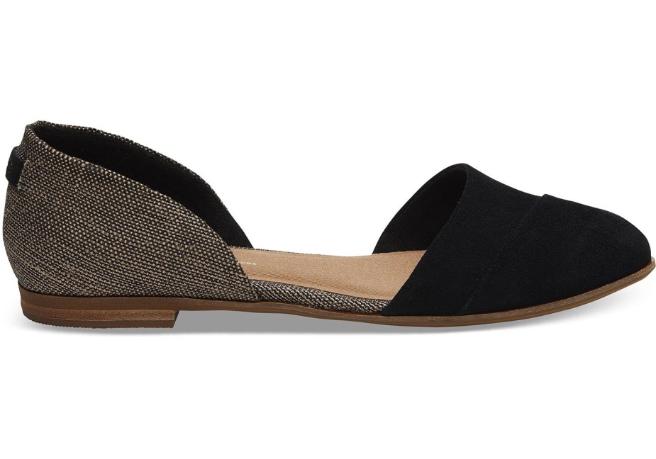 Toms Jutti D'orsay Düz Siyah