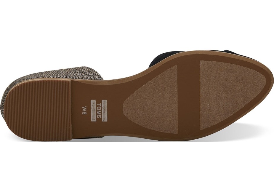 Toms Jutti D'orsay Düz Siyah
