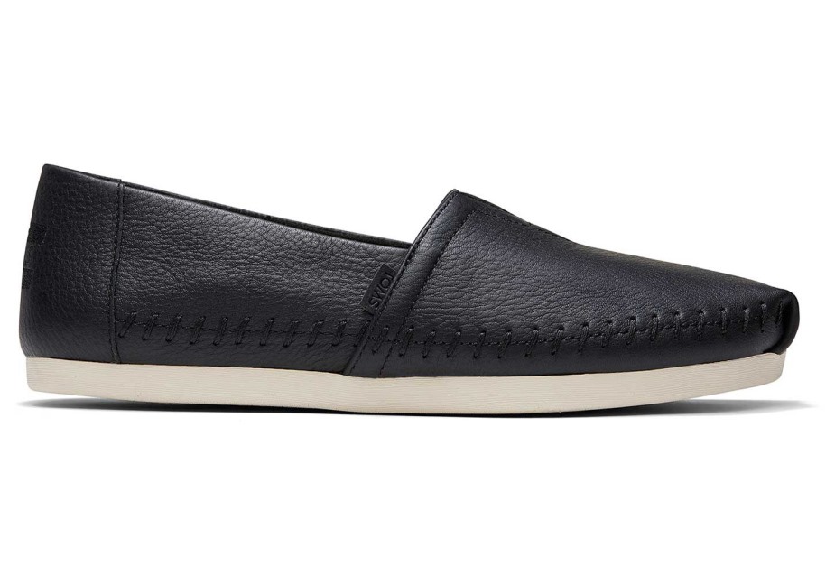 Toms Alpargata Deri Siyah
