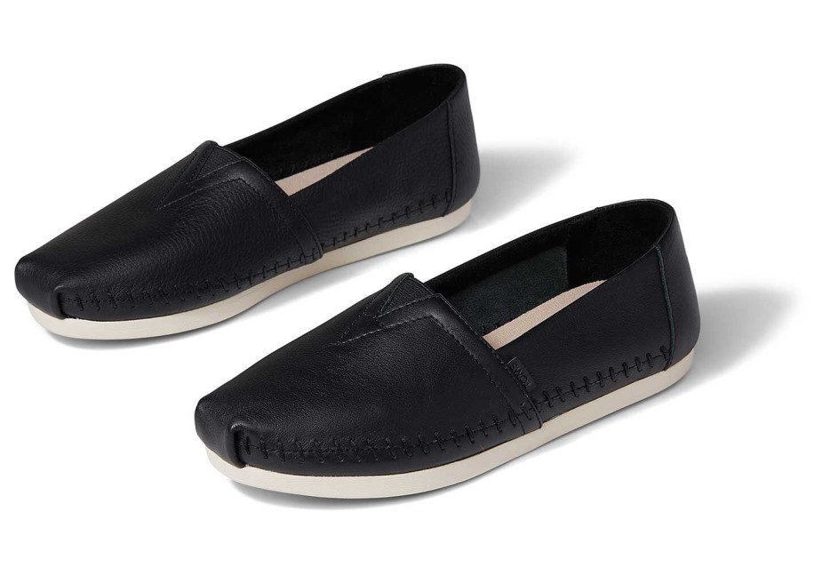 Toms Alpargata Deri Siyah