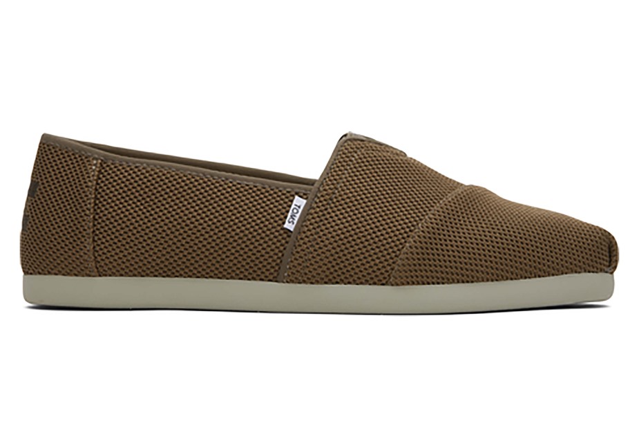 Toms Alpargata Repreve örgü Koyu Zeytin