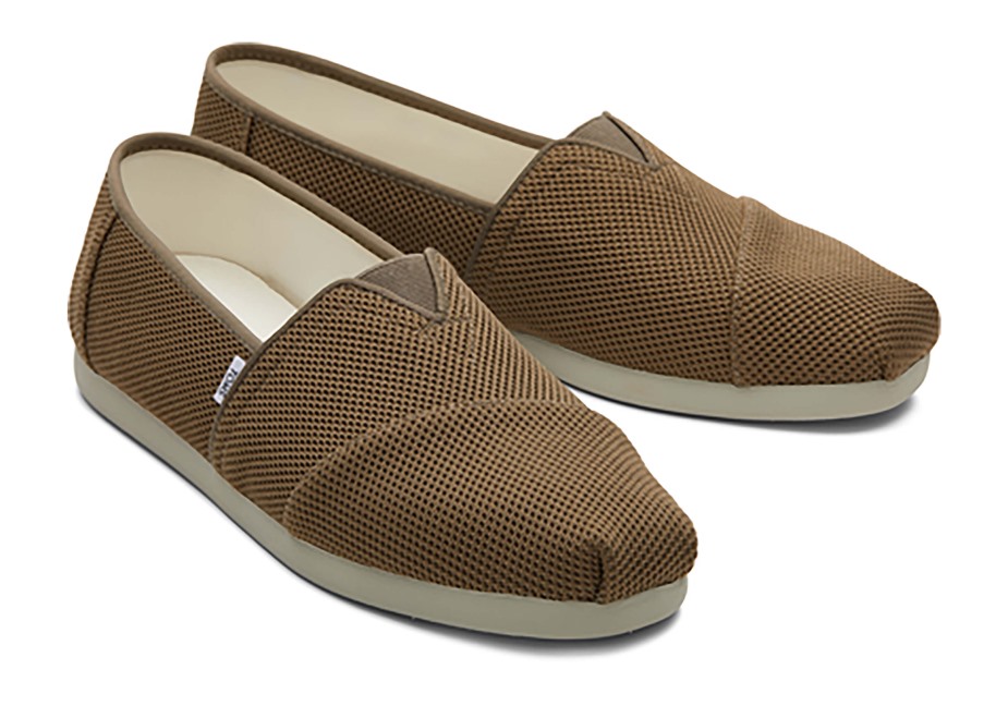 Toms Alpargata Repreve örgü Koyu Zeytin