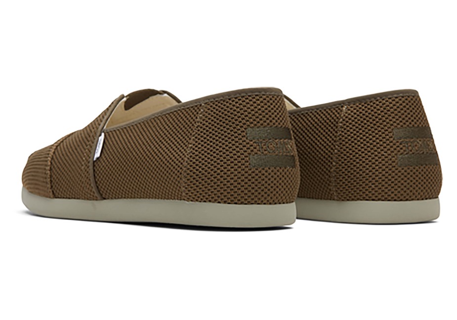 Toms Alpargata Repreve örgü Koyu Zeytin