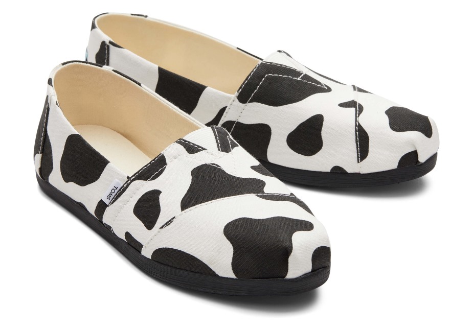 Toms Alpargata Inek Inek Baskı Siyah
