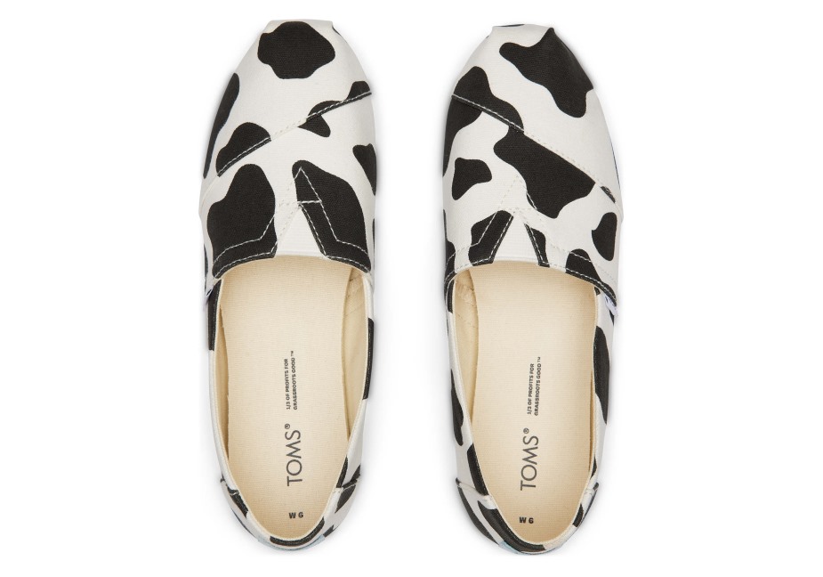 Toms Alpargata Inek Inek Baskı Siyah