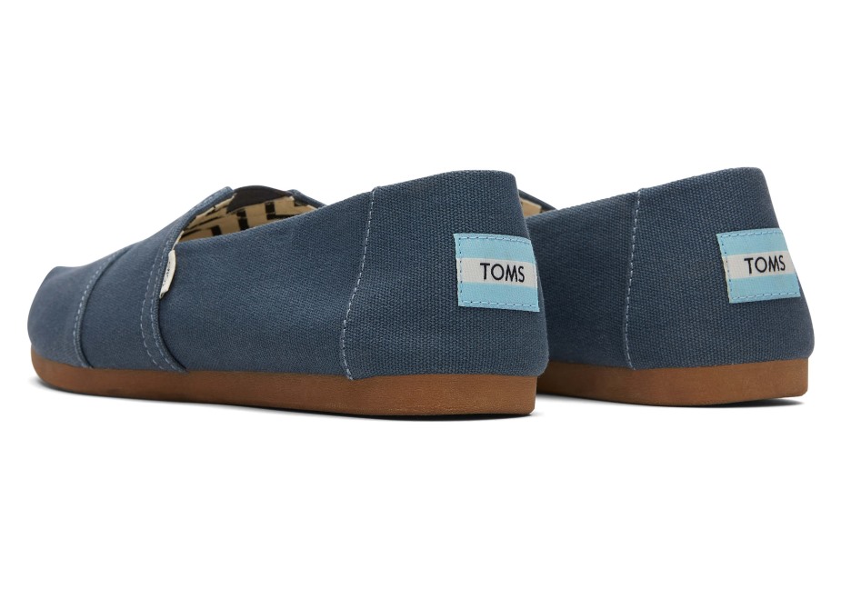 Toms Alpargata Miras Tuval Koyu Arduvaz