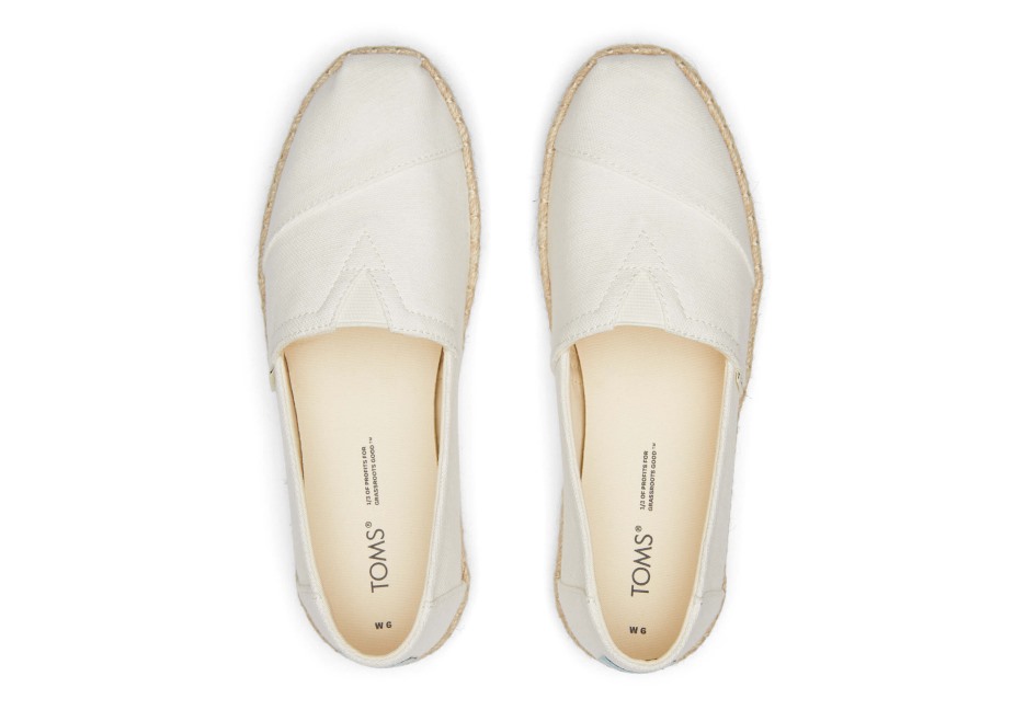 Toms Espadrille Alpargata Beyaz