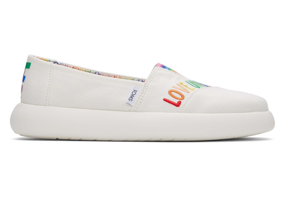 Toms Birlik Gurur Ebegümeci Gökkuşağı Nakış