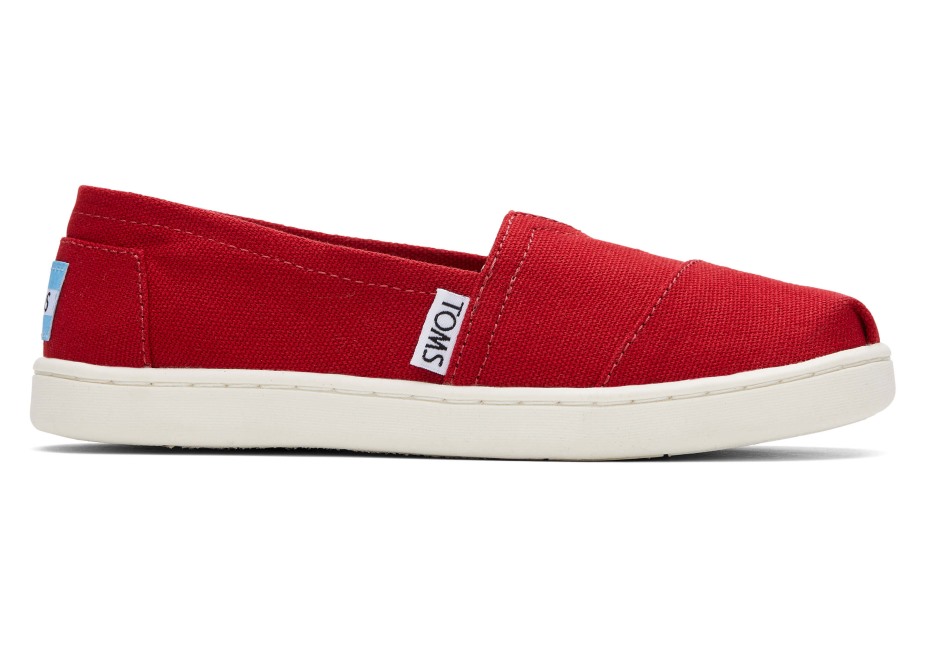 Toms Gençlik Alpargata Tuval Kırmızı